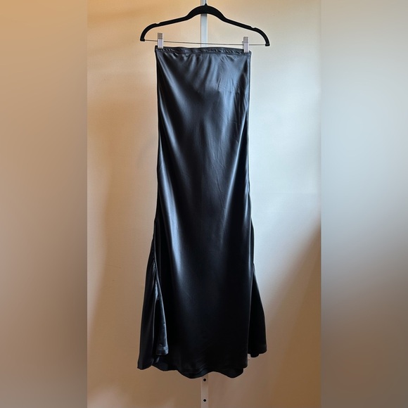 NEW Dodo Bar Or Black Silk Axl Skirt Sz Italian 38 Small Flaws - Picture 1 of 10